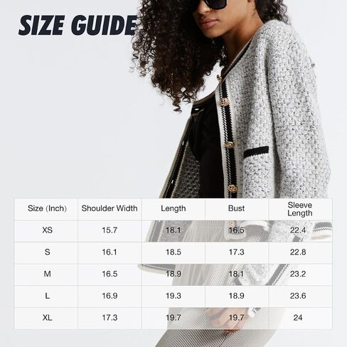 Women's Casual Cardigans Open Front Contrast Trim Short Button Long Sleeved Cropped Sweater Outwear in Saudi Arabia