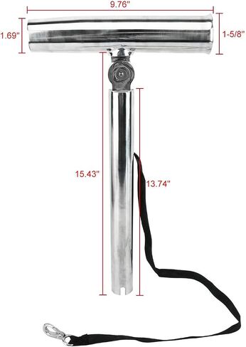 2 Pack Rod Holder Highly Polished Stainless Steel Adjustable Fish Rod Holders Outrigger Stylish Rod Holder in Saudi Arabia