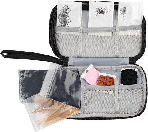 Fly Tying Kit for Beginners - Fly Tying Materials Kit w/Over 100 Tool Pieces/with Travel Case - All-in-ONE Beginner Starter Kit with Instructions in Saudi Arabia