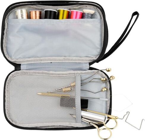 Fly Tying Kit for Beginners - Fly Tying Materials Kit w/Over 100 Tool Pieces/with Travel Case - All-in-ONE Beginner Starter Kit with Instructions in Saudi Arabia