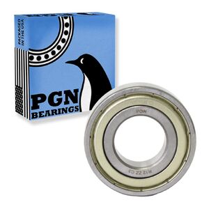 PGN (10 Pack) R12-ZZ Bearing - Lubricated Chrome Steel Sealed Ball Bearing - 3/4"x1-5/8"x7/16" Bearings with Metal Shield & High RPM Support