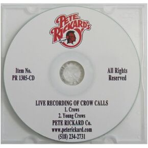 Pete Rickard's 1305CD Live Recording of Crow Calls CD