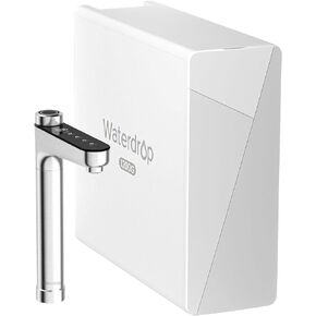 Waterdrop X12 Alkaline Mineral pH+ Reverse Osmosis System, NSF/ANSI 58&372 Certified, 1200 GPD Fast Flow RO Water Filter, 11-Stage Filtration Tankless RO System, 3:1 Pure to Drain, UnderSink, BPA Free