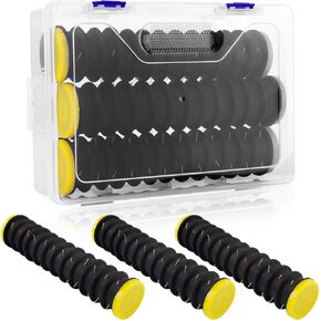 3pcs Fishing Line Holders, Fishing Leader Storage Organizer with 36 Slots Tangle-Free Fishing Line Spooler Winder Fishing Line Hook Keeper for Walleye Catfish