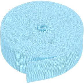 PATIKIL 10 Yard Webbing, 1.5 Inch Polypropylene Webbing Strap Heavy Webbing Roll Chair Straps for Indoor Outdoor Climbing DIY Crafting, Sky Blue