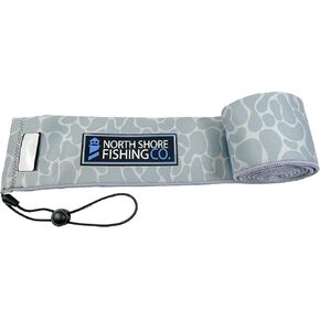 Premium Neoprene Fishing Rod Sleeve – Floating, Puncture Resistant, Labeled Protective Sock for Casting, Spinning, Trolling Fishing Rods