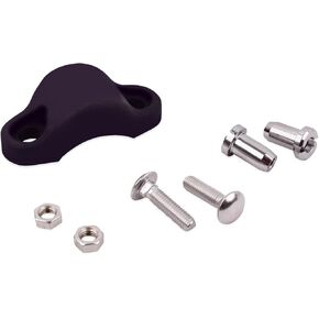 Black Reel Seat Clamp/Rod Clamp Kit Compatible With most Reels up to 4/0 Size(TLD15, TLD20, TLD25, TLD30II (TWO SPEED)-W/Bolt&Nuts