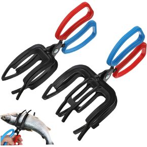 2pcs Fish Control Device Portable Fishing Pliers Anti-slip Fishing Pliers Fishing Clamp Salt Water Fishing Supplies Metal Fish Lip Grippers T Tool Fishing Accessories Non-slip Abs