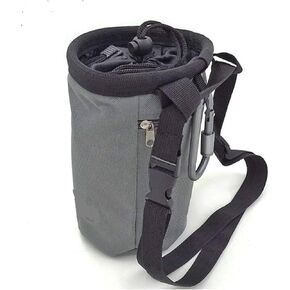 Climbing Chalk Bag, Chalk Bag for Rock Climbing Quick-Clip and Ajdustable Belt Draw String Bucket with Zipper Pocket - Climbing Rock Appliance