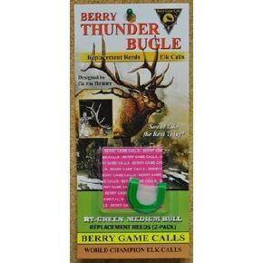 Berry Thunder Bugle Double Rplacement Reeds Medium Bull Elk