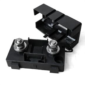 MGI SpeedWare Mini-ANL/MIDI Inline Fuse Holder with Cover and Bolt-Down Studs (125A Fuse)
