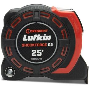 Lufkin Shockforce G2 Nite Eye 25-ft Autolock Tape Measure- L1225BAL-02