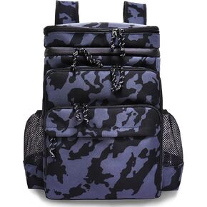 Double Deck Cooler Backpack Leak Proof Large Cooler Backpack,Backpack Cooler Insulated Perfect Soft Cooler Bag for Camping