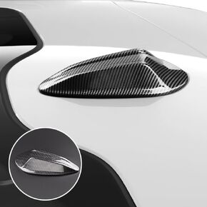 for BMW Shark Fin Antenna Cover, Car ABS Carbon Fiber Style Antenna Toppers Adhesive Tape Base Exterior Decoration Compatible with BMW F22 F30 F35 F34 F32 F33 G30 G22 M2 M3 M4 M5