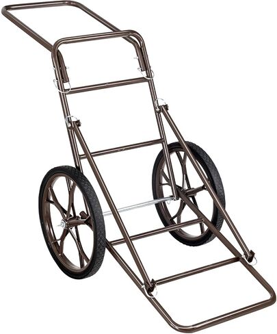 VEVOR Deer Cart, 500 LBS Capacity Folding Game Cart, Deer Cart Game Hauler with 17" Big Rubber Wheel & Ergonomic Handle, Heavy-Duty Game Cart Accessories, Utility Gear Dolly for Hunting Fishing Hiking in Saudi Arabia