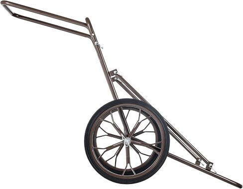 VEVOR Deer Cart, 500 LBS Capacity Folding Game Cart, Deer Cart Game Hauler with 17" Big Rubber Wheel & Ergonomic Handle, Heavy-Duty Game Cart Accessories, Utility Gear Dolly for Hunting Fishing Hiking in Saudi Arabia