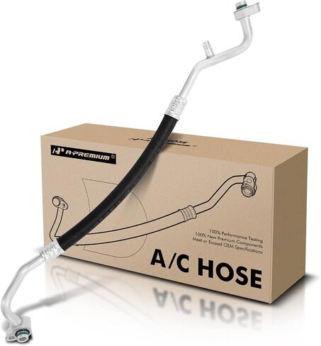 A-Premium A/C Discharge Line Hose Assembly Compatible with Chrysler 300 2007-2010, Dodge Charger 2007-2010, Challenger 2009-2010, Magnum 2007-2008, V6 3.5L, Compressor to Condenser in Saudi Arabia
