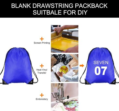 PATIKIL Drawstring Backpack Bulk 100 Pack Draw String Bags 210D Polyester Gym Cinch Sack for Women Men Gym Sport Travel Party, Purple (16.5" x 13.3") in Saudi Arabia