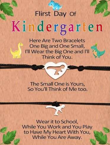 Back to School/First Day of Kindergarten/Pre/School Mommy and Me Bracelet for Women Son Mom Daughter in Saudi Arabia