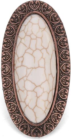 Montana West Rustic Couture's Bohemian Turquoise Cuff Ring for Women Cowgirl in Saudi Arabia