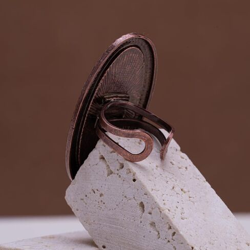 Montana West Rustic Couture's Bohemian Turquoise Cuff Ring for Women Cowgirl in Saudi Arabia