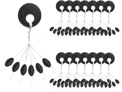 1200PCS Fishing Bobber Stopper,Bobber Stops for Fishing Line 6 in 1 Float Sinker Stop in Saudi Arabia