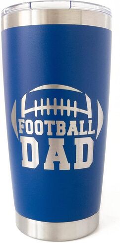 Football Dad Gifts, Football Coffee Mug 20 0z Dad Coffee Tumbler for Men, Football Season Togo Coffee Mugs in Kuwait