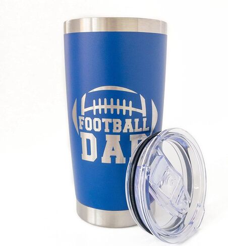 Football Dad Gifts, Football Coffee Mug 20 0z Dad Coffee Tumbler for Men, Football Season Togo Coffee Mugs in Kuwait