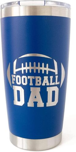 Football Dad Gifts, Football Coffee Mug 20 0z Dad Coffee Tumbler for Men, Football Season Togo Coffee Mugs in Kuwait
