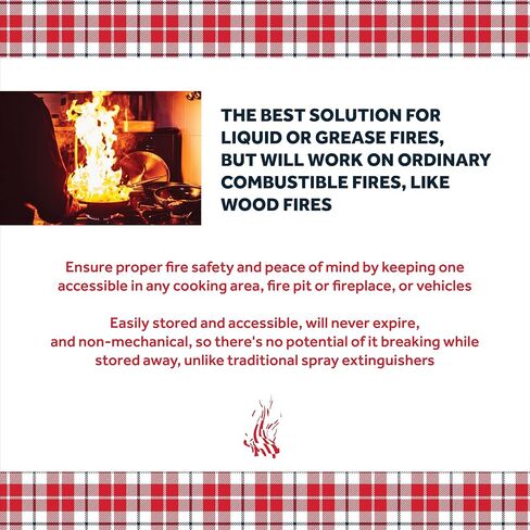 Rutland Fire Blanket for Home and Kitchen Emergency - 1 Pack, 40" x 40" - Fiberglass Fire Suppression Blanket Safety for Grilling, Camping and Boats (1) in Saudi Arabia