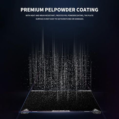 Creality K1 Bed PEI Build Plate Kit, 235x235mm Textured Removable Magnetic Flexible Spring Build Surface Heat Resistance Heated Bed Plate for K1/Ender 3 V3 SE/Ender 3 V2 Neo/Ender 3 Neo/Ender 3 S1 in Saudi Arabia