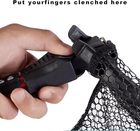 Floating Fishing Net Foldable & Lightweight Freshwater Saltwater Fishing Durable Nylon Material Mesh, Safe Fish Catching or Releasing in Saudi Arabia