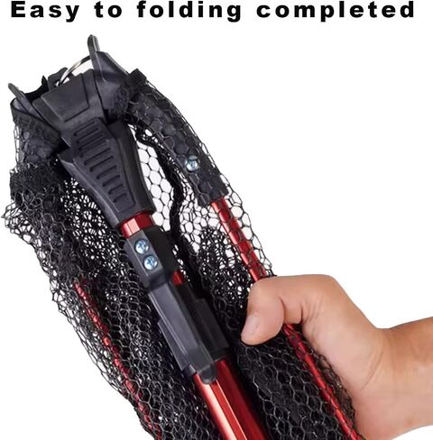 Floating Fishing Net Foldable & Lightweight Freshwater Saltwater Fishing Durable Nylon Material Mesh, Safe Fish Catching or Releasing in Saudi Arabia