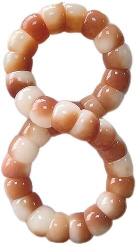 Natural Bodhi Seeds Beaded Bracelets, Fidget Toy for Effectively Alleviate Anxiety Stress, Protection Healing Bodhi Bracelet, Addictive Fidget Toy Bracelet for Women Men with Gift Box in Saudi Arabia