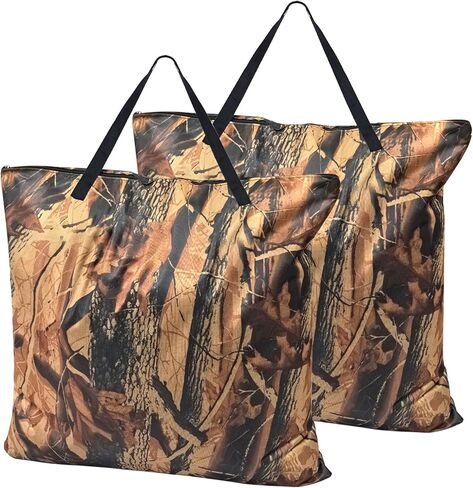 2 حزمة من أكياس التحكم في الرائحة حقيبة سفر مضادة للماء مع مقبض لملابس الصيد والإكسسوارات والمعدات (لون مموه) in Kuwait