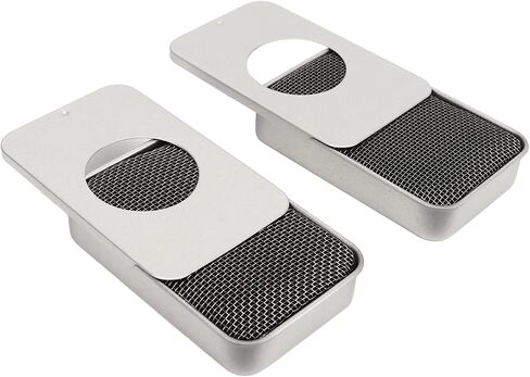 Zunate 2PCS موقد التخييم، موقد صغير من الفولاذ المقاوم للصدأ خفيف الوزن للكحول أو الوقود الصلب، موقد الكحول للتخييم في الهواء الطلق وحقيبة الظهر والمشي لمسافات طويلة in Saudi Arabia