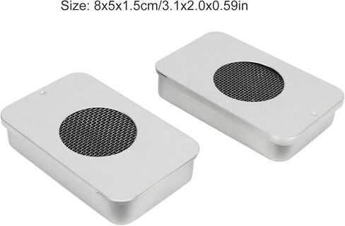 Zunate 2PCS موقد التخييم، موقد صغير من الفولاذ المقاوم للصدأ خفيف الوزن للكحول أو الوقود الصلب، موقد الكحول للتخييم في الهواء الطلق وحقيبة الظهر والمشي لمسافات طويلة in Saudi Arabia