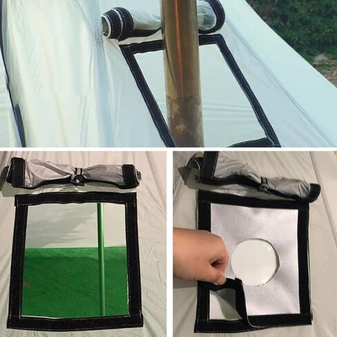 Hilitand Hot Tent Stove Jack Fireproof Ring Highly FlameRetardant Firewood for Firewood Stove Tents in Saudi Arabia