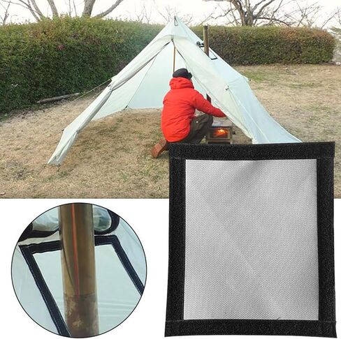 Hilitand Hot Tent Stove Jack Fireproof Ring Highly FlameRetardant Firewood for Firewood Stove Tents in Saudi Arabia