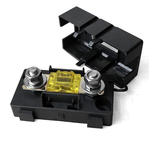 حامل الصمامات المضمن MGI SpeedWare Mini-ANL/MIDI مع غطاء ومسامير للأسفل (125A Fuse) in Kuwait