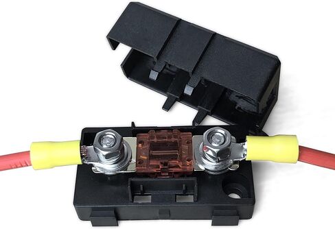 حامل الصمامات المضمن MGI SpeedWare Mini-ANL/MIDI مع غطاء ومسامير للأسفل (125A Fuse) in Kuwait