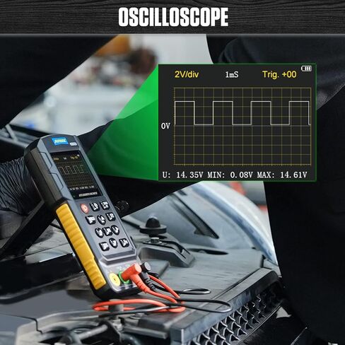 جهاز راسم الذبذبات المتعدد للسيارات من AUTOOL TRMS، جهاز قياس متعدد رقمي ومجموعة راسم الذبذبات 1000 فولت 20 أمبير، مع خط اختبار K وإشارة حافلة CAN، إشارة المستشعر، اختبار التتابع، اختبار إشارة نبض الإشعال in Kuwait