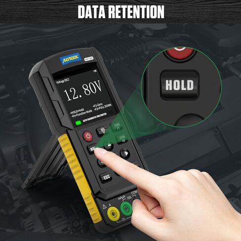 جهاز راسم الذبذبات المتعدد للسيارات من AUTOOL TRMS، جهاز قياس متعدد رقمي ومجموعة راسم الذبذبات 1000 فولت 20 أمبير، مع خط اختبار K وإشارة حافلة CAN، إشارة المستشعر، اختبار التتابع، اختبار إشارة نبض الإشعال in Kuwait