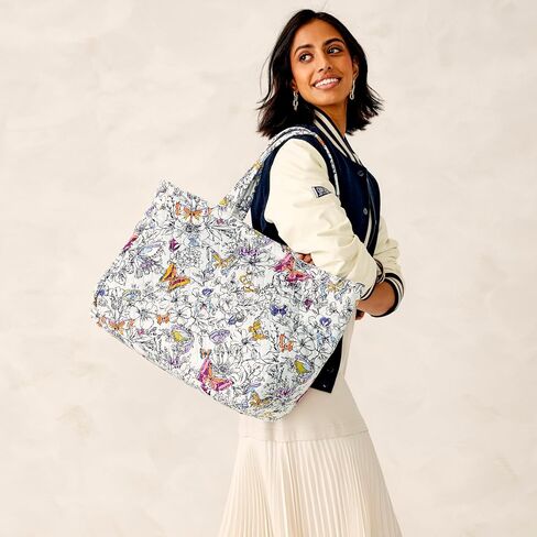 Vera Bradley Women's Cotton Knollton Travel Tote in Saudi Arabia