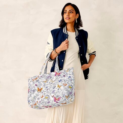 Vera Bradley Women's Cotton Knollton Travel Tote in Saudi Arabia