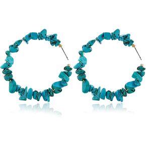 Turquoise Earrings for Women Dangling Handmade Turquoise Dangle Drop Earrings for Women in Kuwait