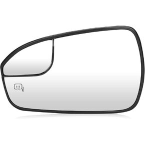 Right Passenger Side View Heated Mirror Glass for 2013 2014 2015 2016 2017 2018 2019 2020 Ford Fusion, Replace DS7Z17K707F DS7Z-17K707-F Exterior Mirror Replacement Glass