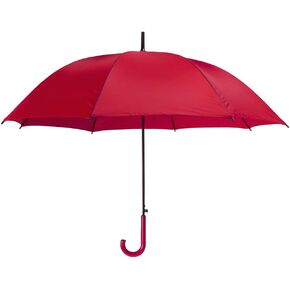 Coloured Automatic Plastic Crook Handle Umbrella/Brolly - Walking Wedding Outdoors