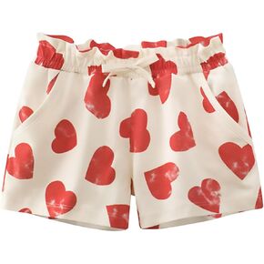 KISSOURBABY Toddler Girls Everyday Pull on Shorts with Pockets