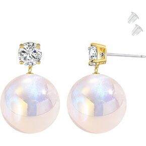 Pearl Earrings Studs Pearl Drop Earrings Gold Pearl Earrings Dangle Sterling Silver Pearl Earrings Pearl Hoop Earrings for Women
